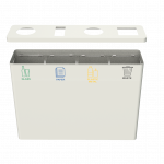 BERNINA PC - powder coated modern recycle bin station_52