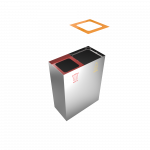 CASIRI SST - compact stainless steel recycling bin_12