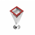 HONDO SST contemporary outdoor stainless steel trash bin with ashtray_4